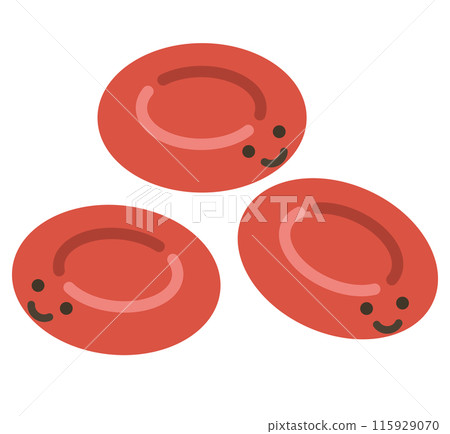 Illustration of red blood cells Illustration of red blood cells 115929070