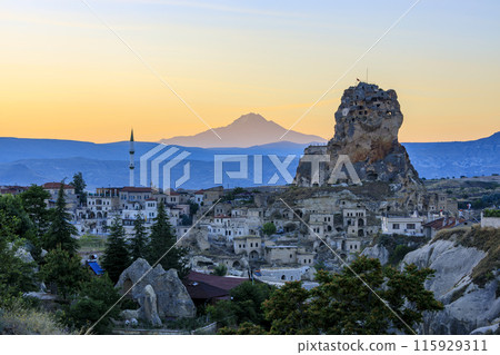 Ortahisar Castle, Ortahisar Town and Mount Erciyes 115929311