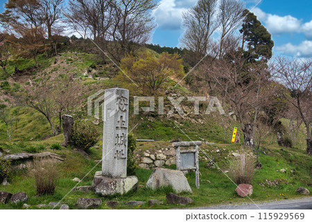 安土城是織田信長建造的城堡 安土城是織田信長建造的城堡 115929569