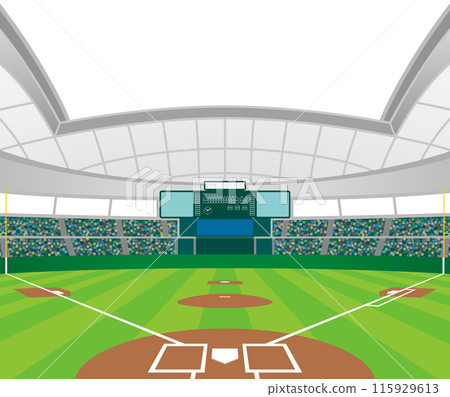 可伸縮的圓頂體育場 115929613