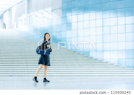 High school girl school uniform High school girl school uniform 115930245