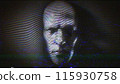 Distorted Glitch Noise Scary Face 115930758