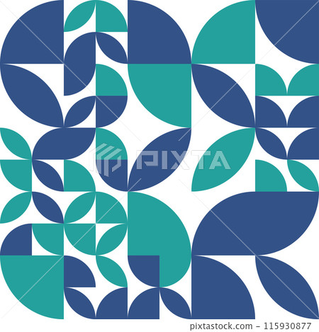 Abstract modern geometric retro background. Vector illustration. 115930877