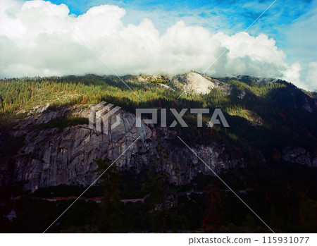 Film Image Yosemite Valley California 115931077