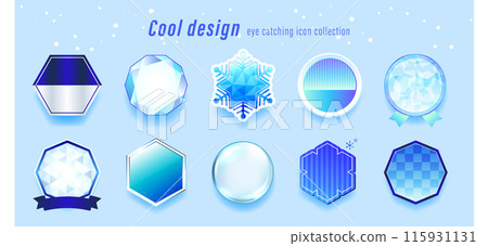 Cool design vector icon collection 115931131