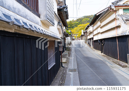 【重要傳統建築群保存地區】高知縣室戶市吉良川町太田八幡宮參道風景 115931175