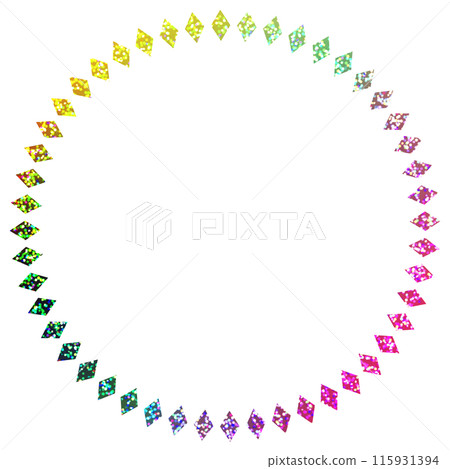 Hologram frame circular 115931394