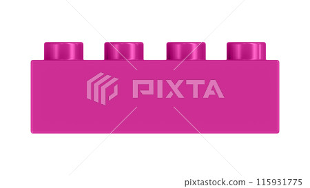 Fuchsia Lego Block Isolated on a White Background. Close Up View of a Plastic Children Game Brick for Constructors, Front View. High Quality 3D Rendering with a Work Path. 8K Ultra HD, 7680x4320 Fuchsia Lego Block Isolated on a White Background. Close Up View of a Plastic Children Game Brick for Constructors, Front View. High Quality 3D Rendering with a Work Path. 8K Ultra HD, 7680x4320 115931775