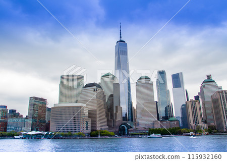 Manhattan from Hudson river Manhattan from Hudson river 115932160