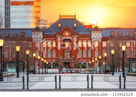Tokyo Station at Dawn Tokyo Station at Dawn 115932229