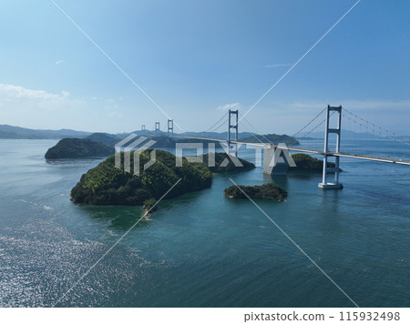 Ehime Prefecture Imabari City Kurushima Kai Bridge 115932498