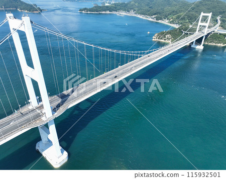 Ehime Prefecture Imabari City Kurushima Kai Bridge 115932501