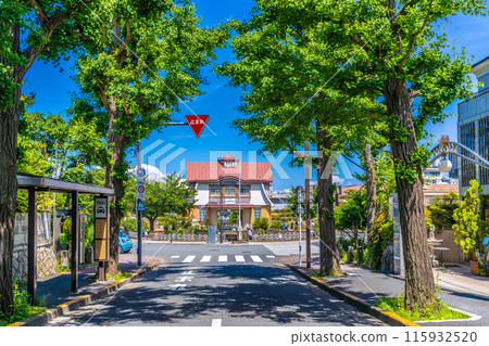 日本東京城市景觀:田園調布站等車站大樓修復後的景色(6月8日) 日本東京城市景觀:田園調布站等車站大樓修復後的景色(6月8日) 115932520