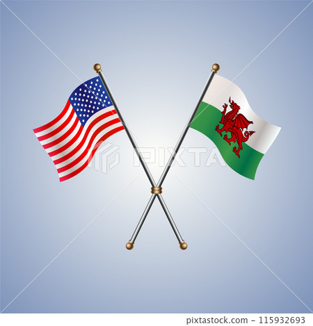 United States and Wales flags relations United States and Wales flags relations 115932693