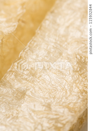 Close-up of domestically produced natural agar cubes 115932844