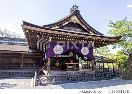 Kyoto/Fushimi Inari Taisha Shrine's Noh stage (photographed on May 3, 2024) 115933138