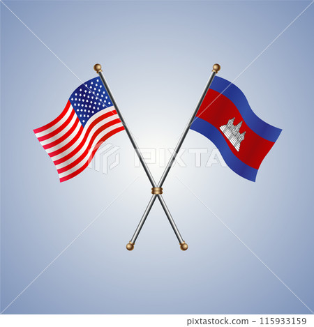 United States and Cambodia flags relations United States and Cambodia flags relations 115933159