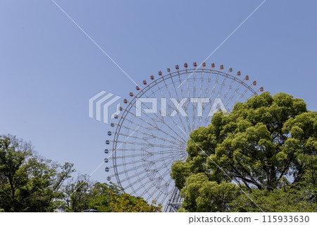 大阪/藍天及天保山摩天輪（2024年6月14日拍攝） 115933630