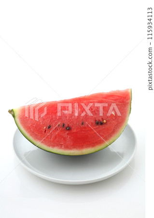 Black watermelon comb cut 115934113