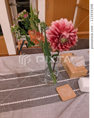 Flowers offered at the grave Flowers offered at the grave 115934206