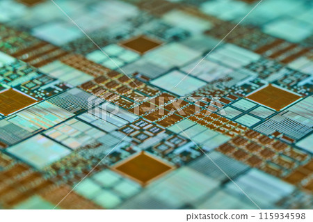 矽片特寫 矽片特寫 115934598