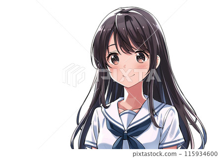 穿著制服的女孩(AI 生成圖像) 穿著制服的女孩(AI 生成圖像) 115934600