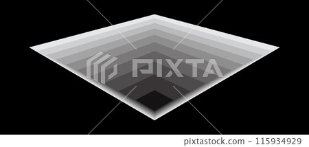 Abstract background with grey distorted squares like hole. Abstract background with grey distorted squares like hole. 115934929