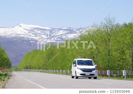 Spring driving image: Honda Freed 115935049