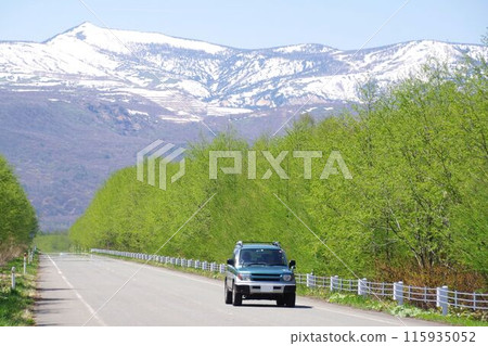 Spring driving image: Mitsubishi Pajero iO 115935052