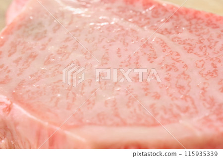 Raw beef close-up 115935339