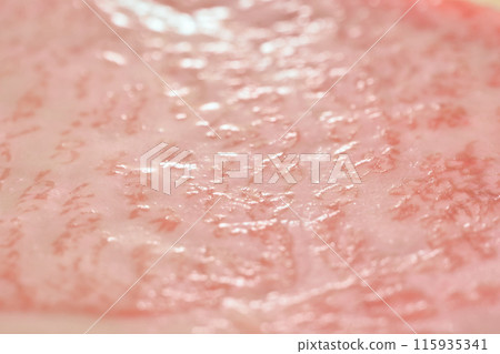 生牛肉的特寫 115935341