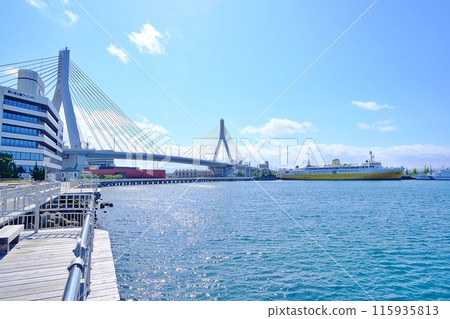 Aomori waterfront scenery 115935813