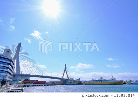 Aomori waterfront scenery 115935814