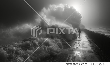 Tsunami scene 115935906