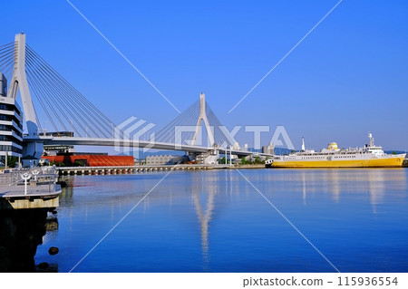 Aomori waterfront scenery 115936554