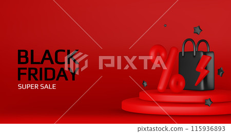 Set of Shopping bag realistic 3d design. Stylish fashionable bag isolated on white background. Colored collection. Vector illustration 115936893