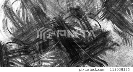 Bold acrylic watercolour charcoal ink hand drawn illustration lines abstract 115939355