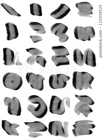 Hand-drawn pencil pattern elements and shapes Hand-drawn pencil pattern elements and shapes 115939525