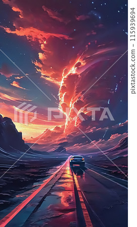 Space illustration digital painting Space illustration digital painting 115939694
