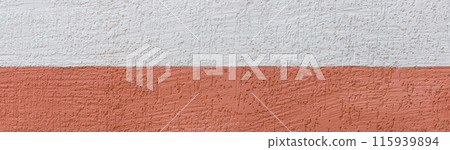 Brown plaster wall two colors abstract pattern white stucco background texture empty blank sample example Brown plaster wall two colors abstract pattern white stucco background texture empty blank sample example 115939894