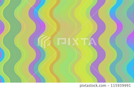 Colorful curved wavy stripes abstract retro background Colorful curved wavy stripes abstract retro background 115939991