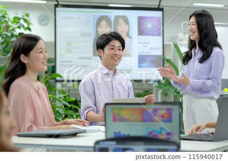 Psychology student studying child psychology_1 Psychology student studying child psychology_1 115940017