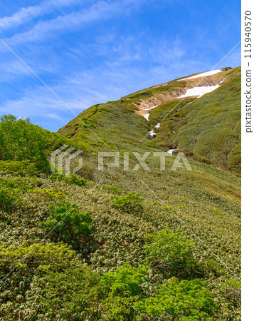 （群馬縣）谷川岳天神嶺山路及藍天 115940570