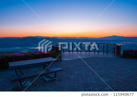 Nishizao Park Observation Plaza, evening view 115940677