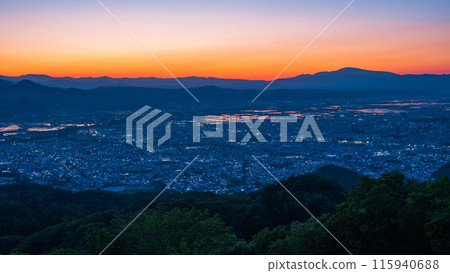 Nishizao Park Observation Plaza, evening view Nishizao Park Observation Plaza, evening view 115940688