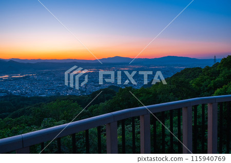 Nishizao Park Observation Plaza, evening view Nishizao Park Observation Plaza, evening view 115940769