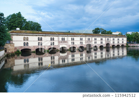Vauban Dam in the early morning 115942512