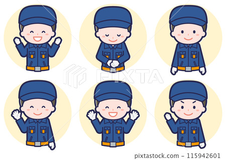 Male firefighter pose set_02 Male firefighter pose set_02 115942601