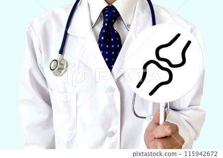 A doctor who thinks about joints and bones 115942672