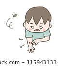 被蚊子叮咬的人 115943133